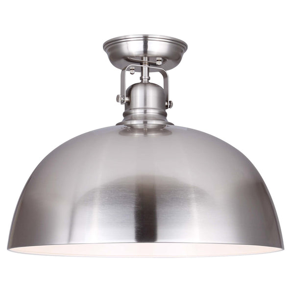 Plafonnier Polo Argent brossé