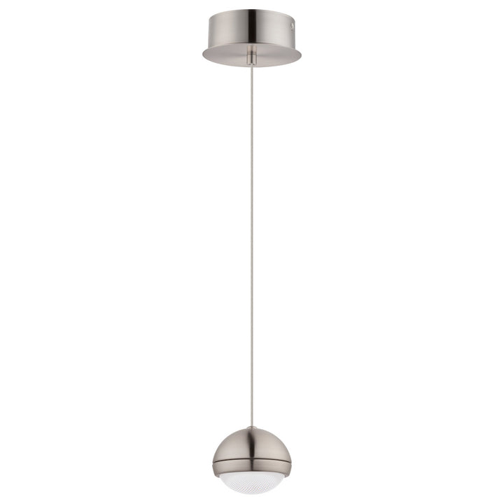 Suspendu Simple Lombes Argent brossé