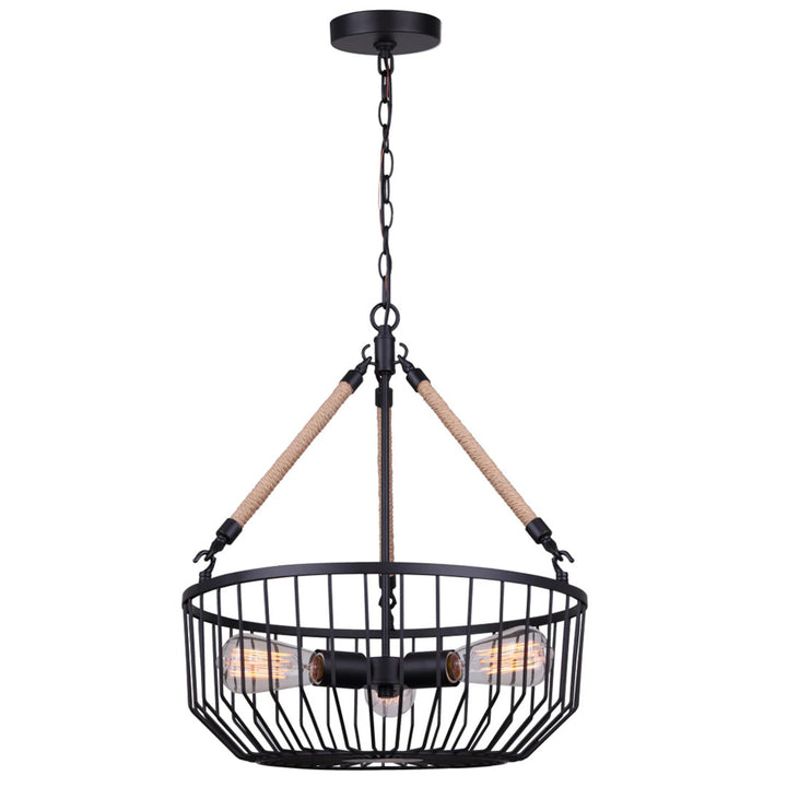 Suspendu Theo Noir Mat