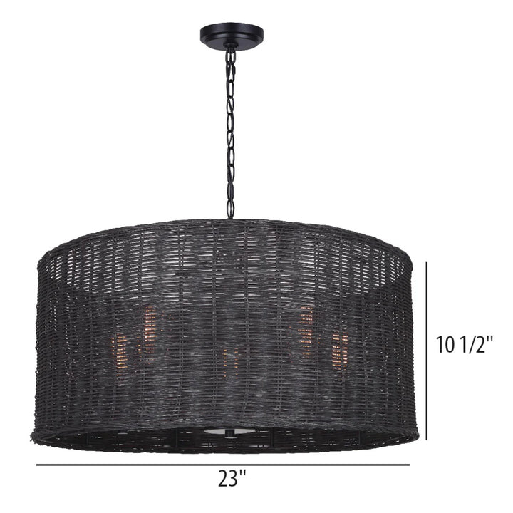 Suspendu Remee Noir Mat