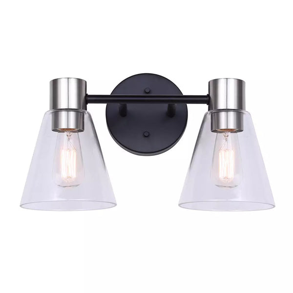 Murale salle de bain Davina Noir Mat